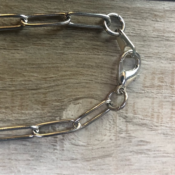 White Fire Opal Silver Butterfly Necklace - Picture 7 of 9